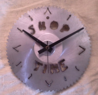 Shop Time Circular Saw Clock