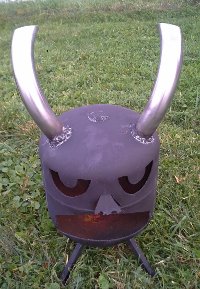 Fire God Firepit with Stainless Steel Horns